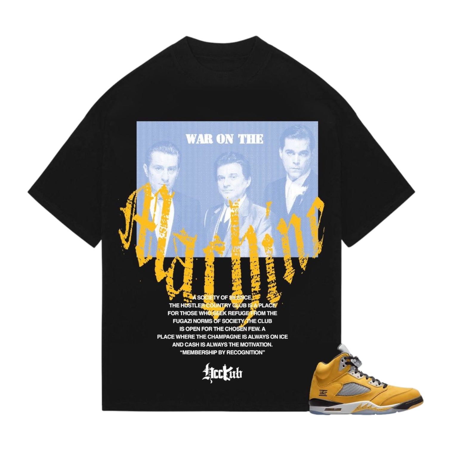 HUSTLER'S COUNTRY CLUB: War on The Machine SS Tee